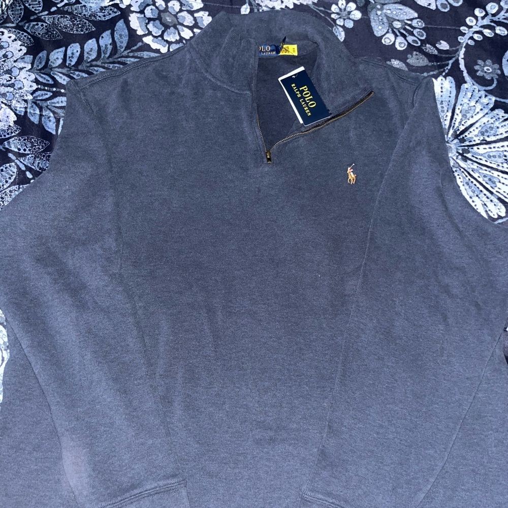 Ralph Lauren polo estate rib quarter zip new